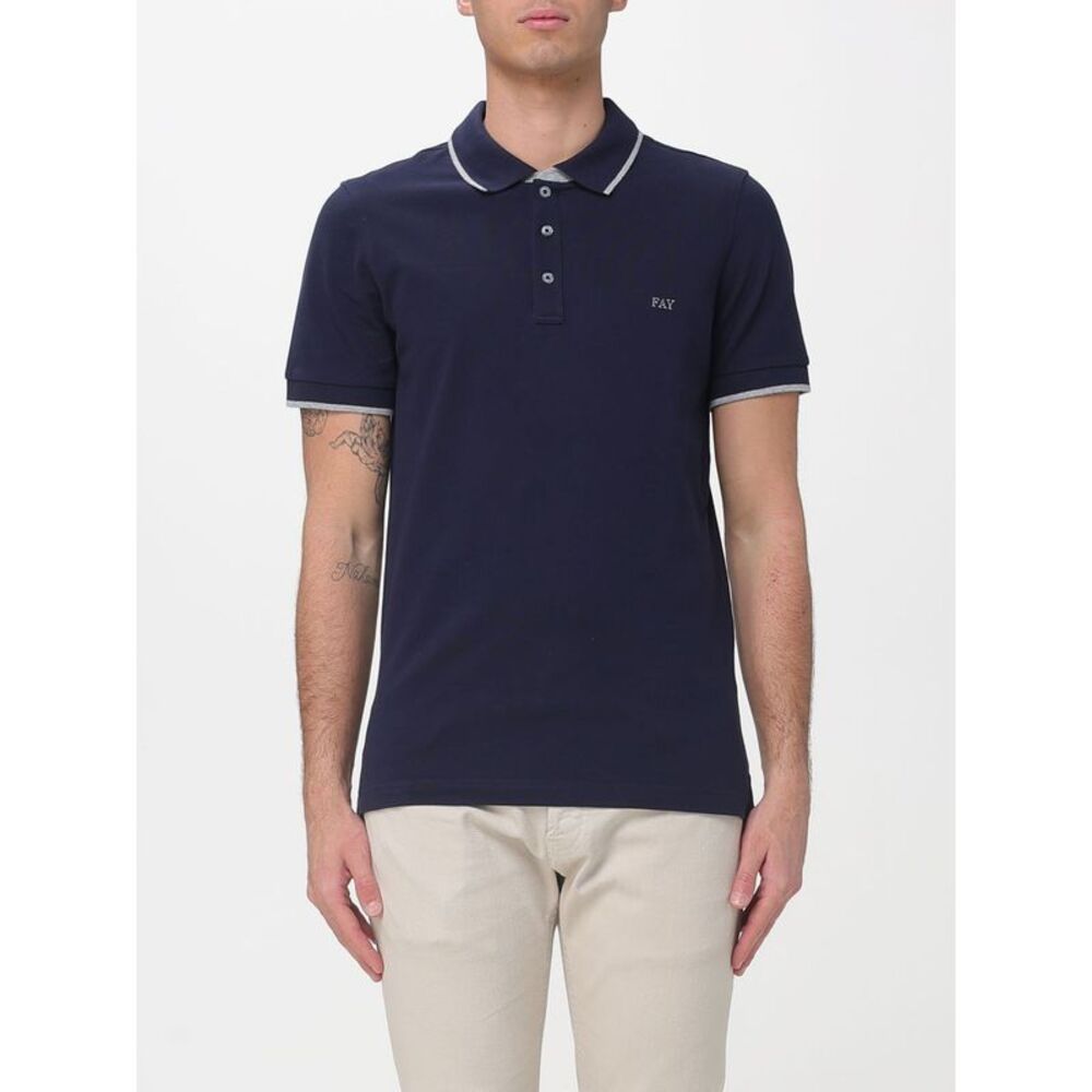 Fay Polo Shirt Men Blue